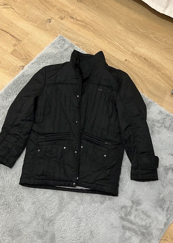 Siyah Erkek mont - Görsel 2