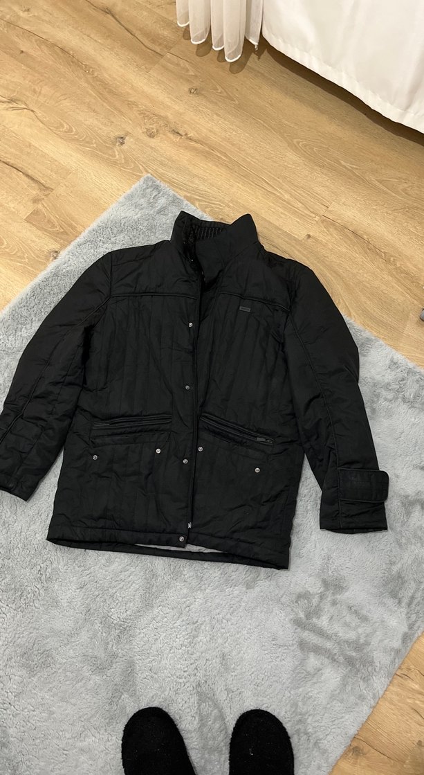 Siyah Erkek mont - Görsel 2