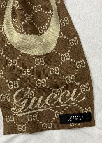 Örgü Desenli Klasik Kahverengi Kadın Şal - Görsel 4