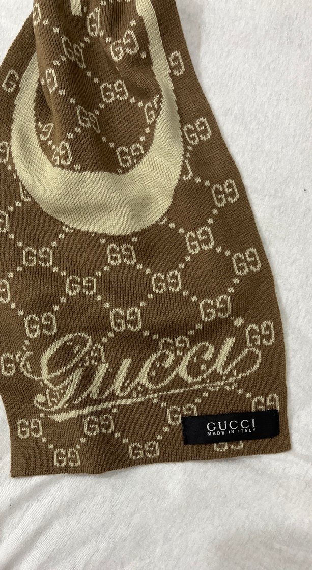 Örgü Desenli Klasik Kahverengi Kadın Şal - Görsel 4