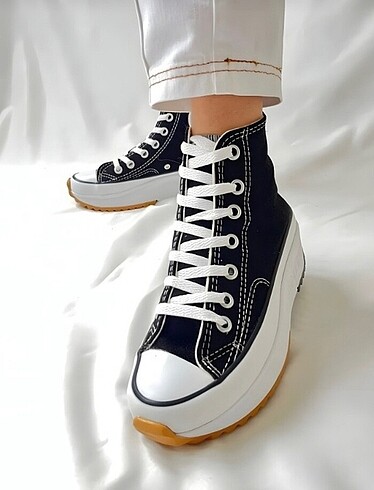 38 Beden 38 numara yüksek taban run star spor ayakkabı Converse
