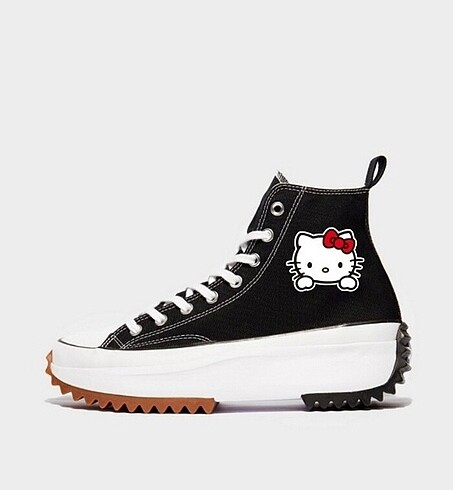 36 numara kız çocuk hello kity baskılı yüksek taban Converse