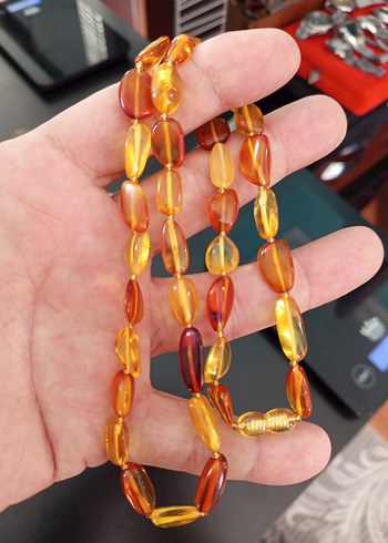 Rus kaya damla kolye - Görsel 2