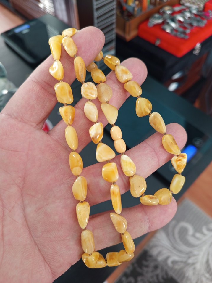 Rus kaya damla kolye - Görsel 2