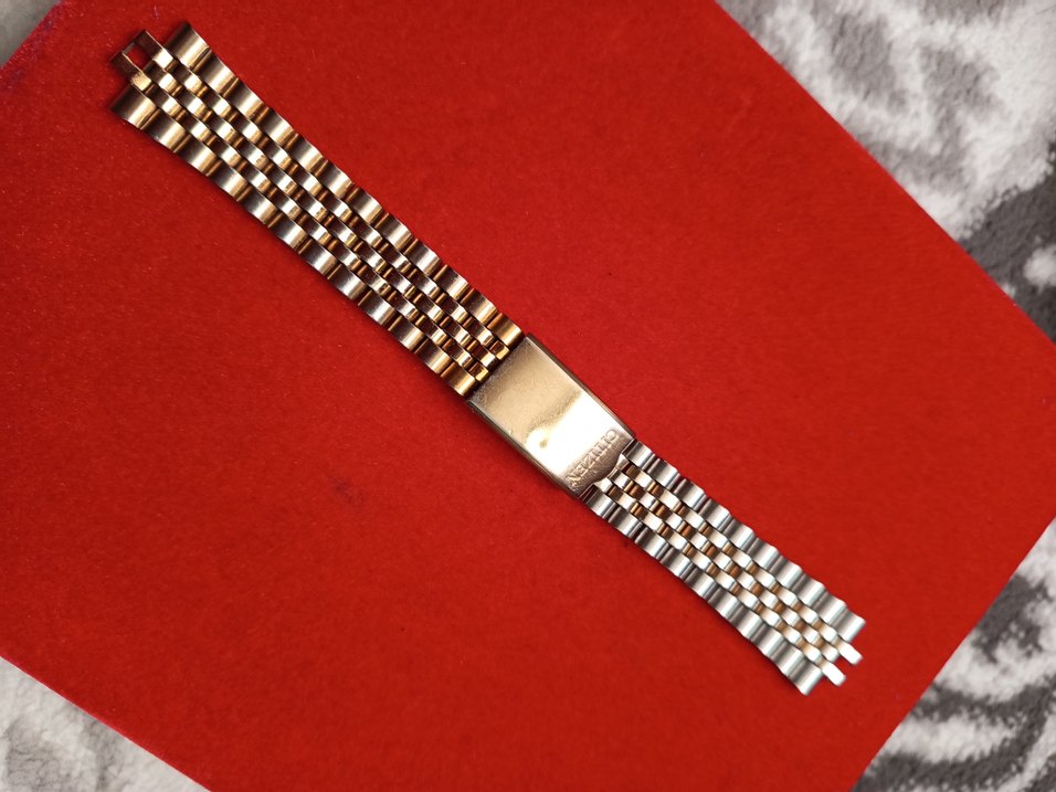 citizen marka Altın Renkli Vintage Erkek Saat Kayışı - Görsel 2