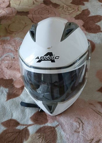 Beyaz Arwic Motosiklet Kaskı - Görsel 2