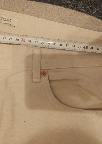 Bej ZARA Kot Pantolon - Görsel 5