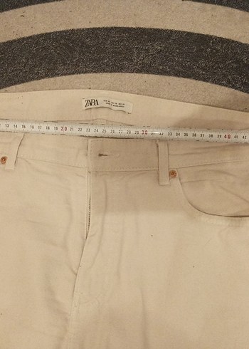 Bej ZARA Kot Pantolon - Görsel 4