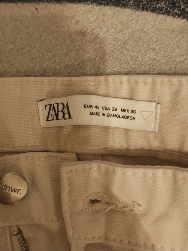 Bej ZARA Kot Pantolon - Görsel 2