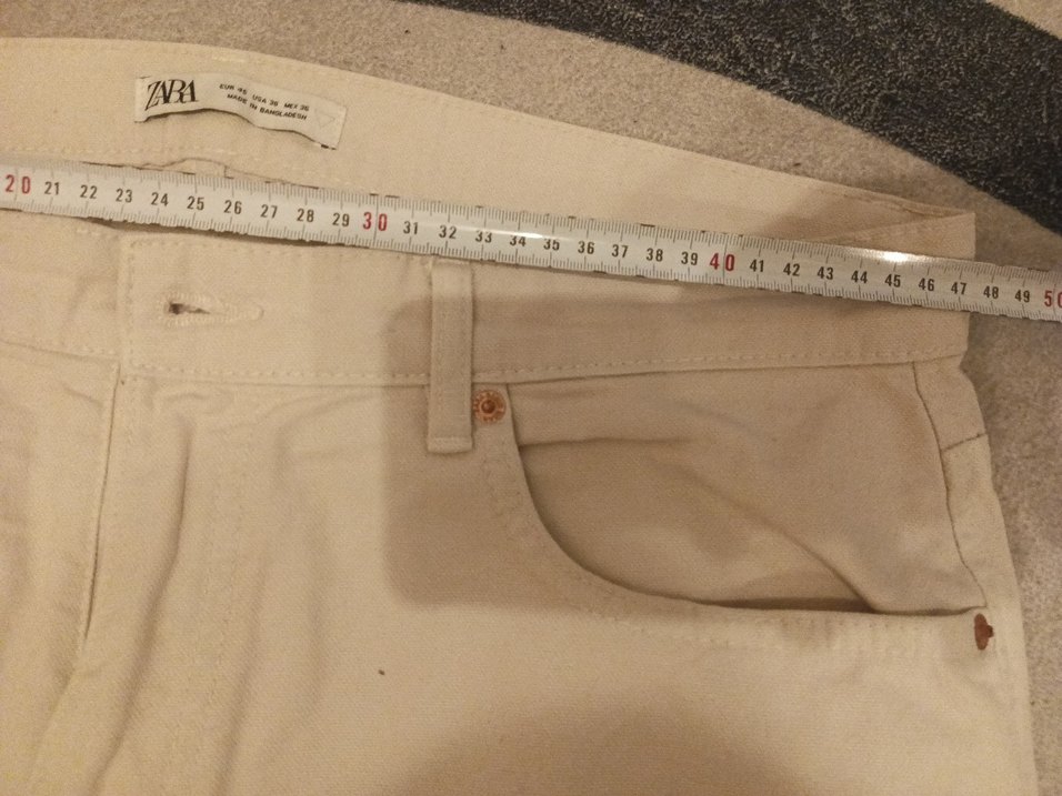 Bej ZARA Kot Pantolon - Görsel 5