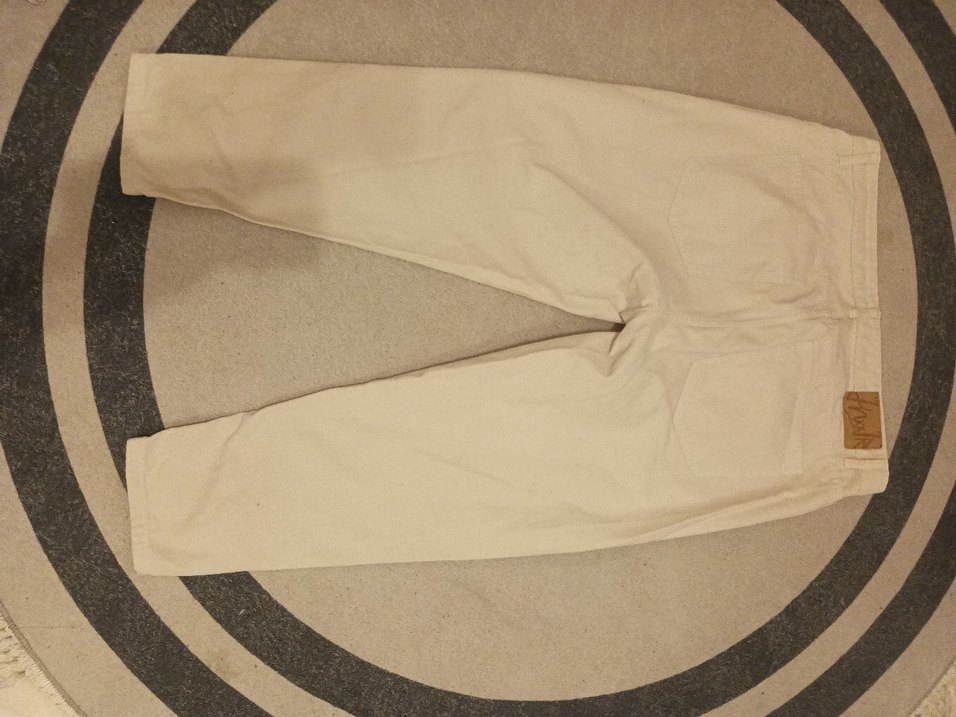 Bej ZARA Kot Pantolon - Görsel 3