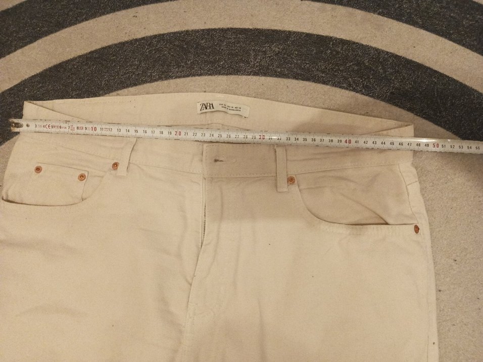 Bej ZARA Kot Pantolon - Görsel 4