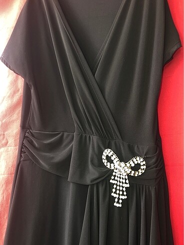 48 Beden siyah Renk Abiye elbise