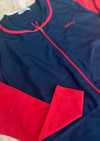 Uzun Kollu Nakışlı Mavi Kadın Tesettür Mayo - Görsel 8