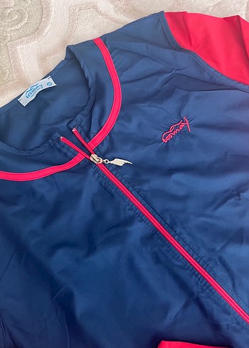 Uzun Kollu Nakışlı Mavi Kadın Tesettür Mayo - Görsel 10