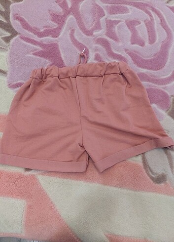 l Beden pembe Renk Kisa penye sort pembe renk