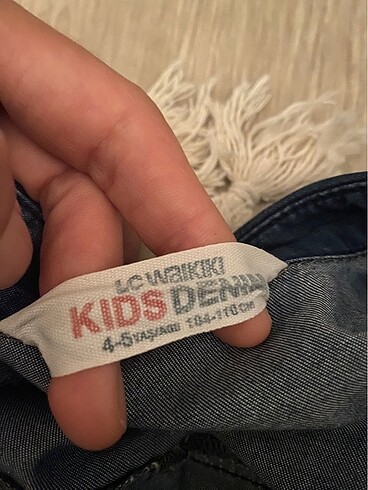 4 Yaş Beden Lc Waikiki jean gömlek