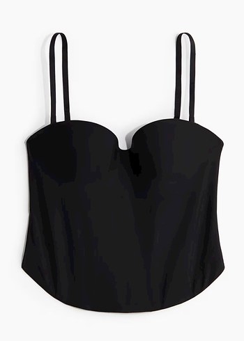 Siyah Straplez Kadın Bustiyer - Görsel 3