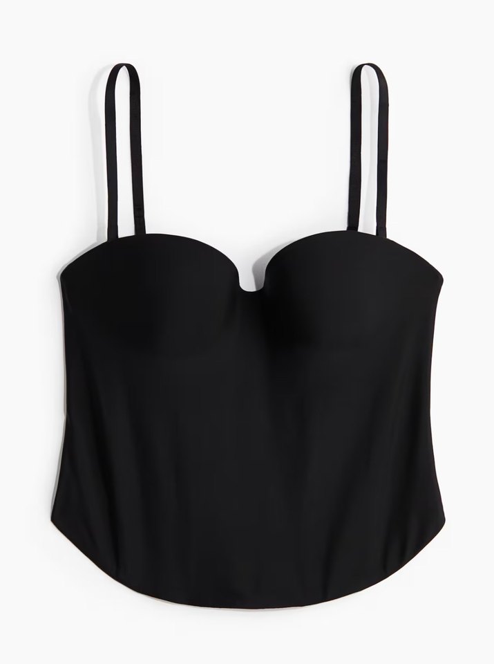 Siyah Straplez Kadın Bustiyer - Görsel 3