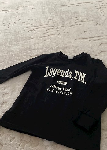 Siyah Baskılı Erkek Sweatshirt