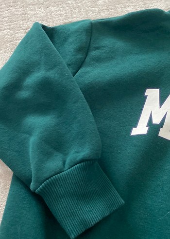 5 Yaş Beden Mavi Kapüşonlu çocuk Sweatshirt