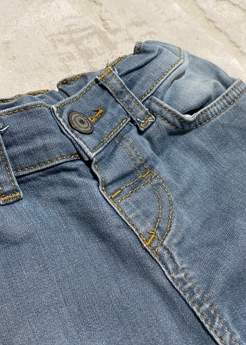 5 Yaş Beden Gri Erkek Çocuk Denim Pantolon