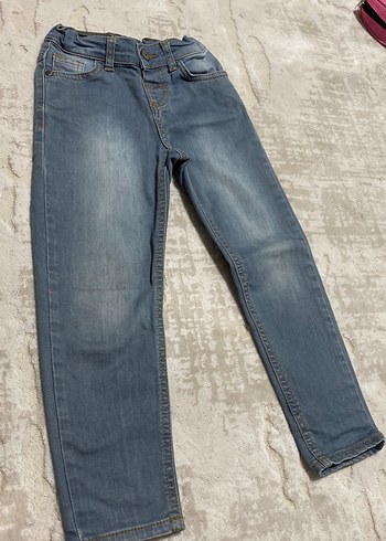 Gri Erkek Çocuk Denim Pantolon