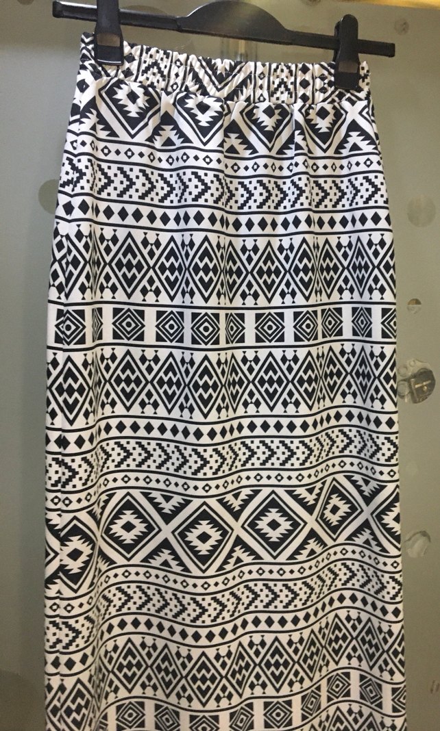 Lastik belli midi etek. S / XS bedene uygundur. - Görsel 4