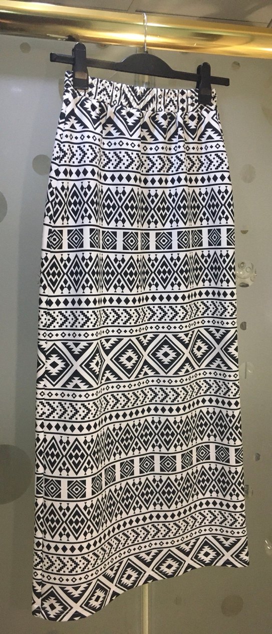 Lastik belli midi etek. S / XS bedene uygundur. - Görsel 3