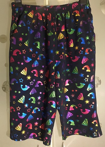 Çok Renkli Beli Lastikli Unisex Şort. S/M/L bedene uygundur. - Görsel 7