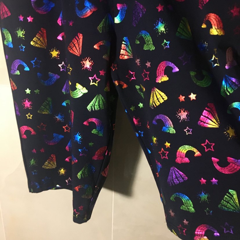 Çok Renkli Beli Lastikli Unisex Şort. S/M/L bedene uygundur. - Görsel 3