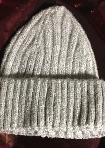 Pembe, gri, mavi unisex bere.  Tek satılır. - Görsel 4