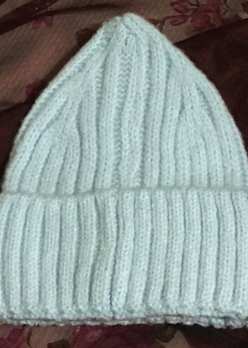 Pembe, gri, mavi unisex bere.  Tek satılır. - Görsel 3