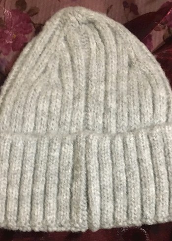 Pembe, gri, mavi unisex bere.  Tek satılır. - Görsel 5