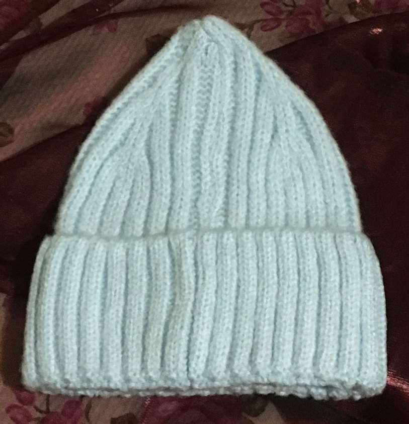 Pembe, gri, mavi unisex bere.  Tek satılır. - Görsel 3