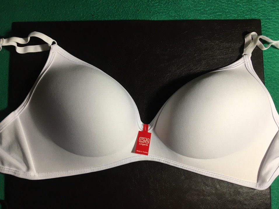 95 Beden 3 Renk Düz Basic Toparlayıcı Balensiz Sütyen - Görsel 5