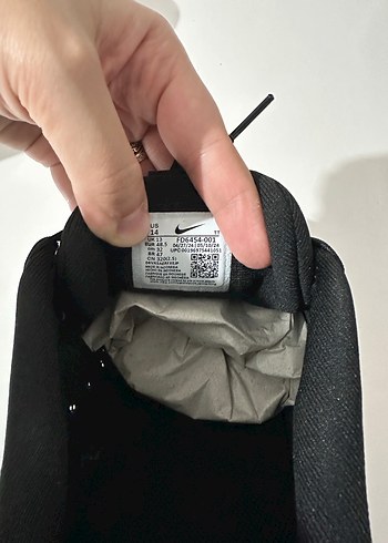 Nike Siyah Spor Ayakkabı 48 numara - Görsel 5
