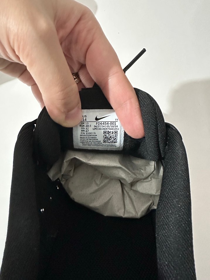 Nike Siyah Spor Ayakkabı 48 numara - Görsel 5