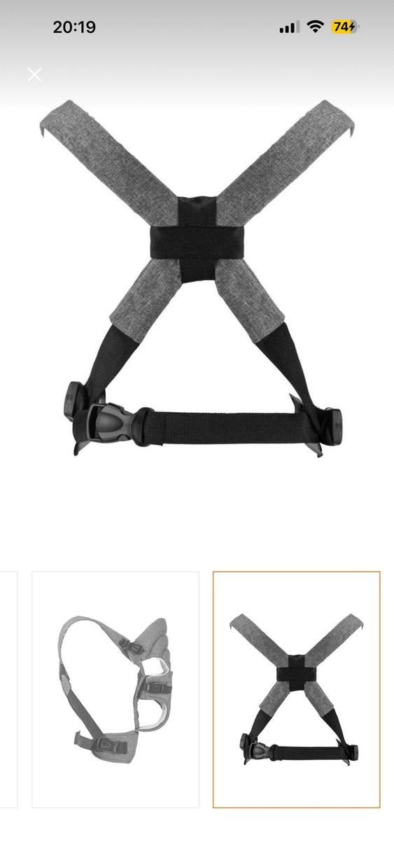 Gri Bebek Taşıyıcı Kanguru - Görsel 4