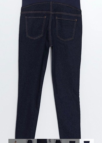 Koyu Mavi Denim Hamile Pantolonu - Görsel 6