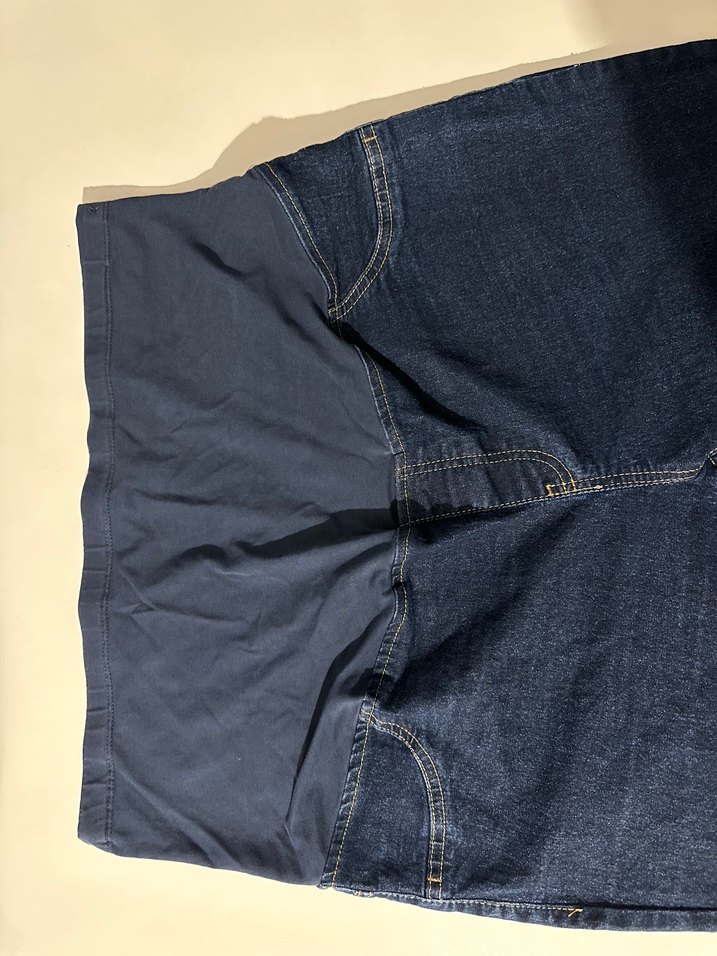 Koyu Mavi Denim Hamile Pantolonu - Görsel 2