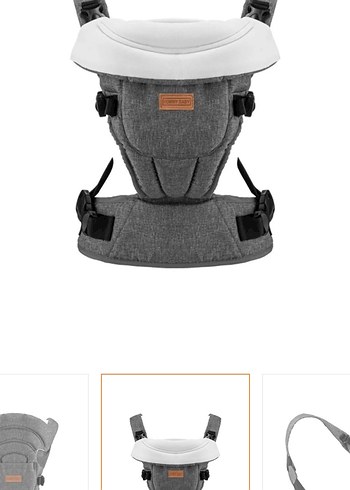 Gri Bebek Taşıyıcı Kanguru - Görsel 6
