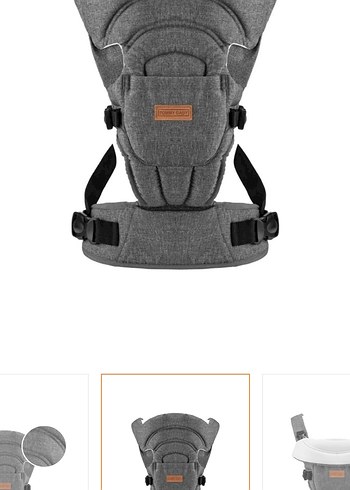 Gri Bebek Taşıyıcı Kanguru - Görsel 5