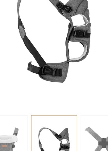 Gri Bebek Taşıyıcı Kanguru - Görsel 3