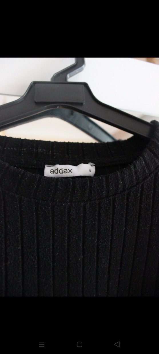 Siyah Örgü Kadın Triko Kazak - Görsel 4