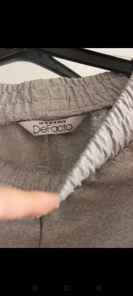 Gri Salaş Mini Şort - Görsel 3