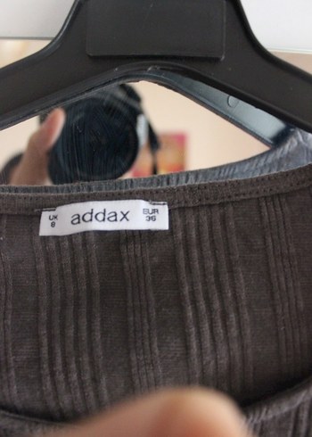 36 Beden Gri Uzun Kollu Fitted Kadın Triko