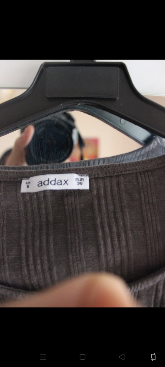 Gri Uzun Kollu Fitted Kadın Triko - Görsel 3