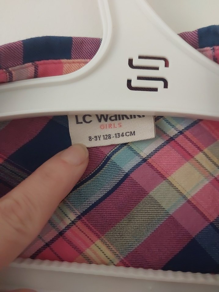 Düğmeli Ekose Pamuk Gömlek - Görsel 2