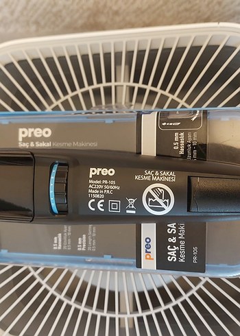 Preo Saç & Sakal Kesme Makinesi R-10 Mavi - Görsel 4